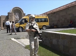 Ռուս խաղաղապահներն ուղեկցել են ուխտավորներին Ամարաս և Գանձասար