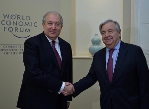 Արմեն Սարգսյանը շնորհավորական ուղերձ է հղել Անտոնիո Գուտերեշին