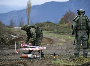 ՌԴ խաղաղապահները ԼՂ Մարտունու շրջանում ականազերծման աշխատանքներ են կատարում