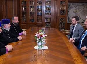Ամենայն Հայոց Կաթողիկոսն ընդունեց Հունգարիայից մի խումբ ուխտավորների