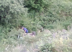 Ավտոմեքենան դուրս է եկել ճանապարհի երթևեկելի հատվածից և շրջվել