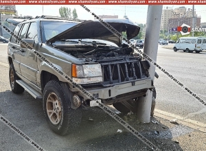 Կարիճը խայթել է վարորդի ոտքը, մեքենան բախվել է սյանը․ shamshyan.com