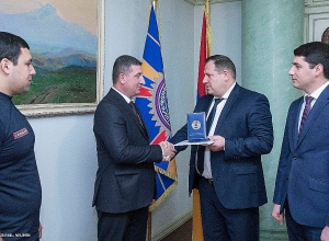 Գեղարքունիքի մարզպետը պարգևատրվել է «Համագործակցության համար» մեդալով