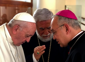 Արամ Ա  Կաթողիկոսը հանդիպել է Հռոմի պապին