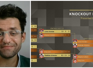 Левон Аронян в тай-брейке победил Магнуса Карлсена и вышел в финал