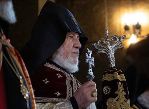 Католикос выразил соболезнования Патриарху всея Руси