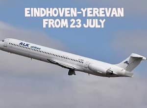 Իրականացվելու են ուղիղ չվերթներ Նիդերլանդների Էյնդհովեն քաղաքից դեպի Երևան