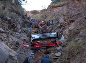 Բոլիվիայում ավտոբուսն ընկել է 150 մետր բարձրությունից