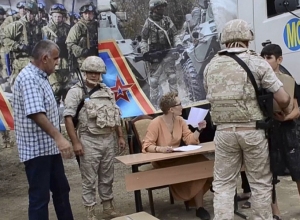 ԼՂ-ի ռուսական խաղաղապահները մարդասիրական ակցիա են անցկացրել Մարտունու Մաճկալաշեն գյուղում