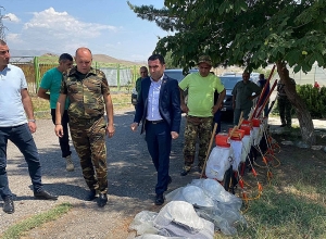 Ռոմանոս Պետրոսյանն աշխատանքային այցով «Խոսրովի անտառ» պետական արգելոցում է