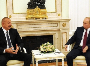 Владимир Путин встретился в Кремле с Ильхамом Алиевым