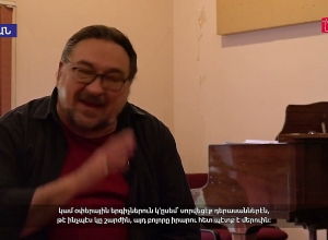 Французско-армянский режиссер Жирайр Папазян на родине с культурными программами