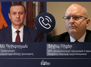 Армен Григорян представил Филипу Рикеру ситуацию на армяно-азербайджанской границе