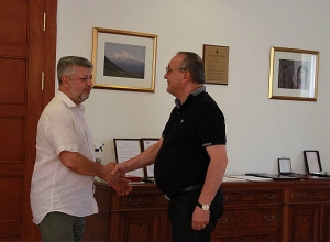 ԱՀ ԱԺ նախագահը ընդունել է ՌԴ-ում Արցախի մշտական ներկայացուցիչ Ալբերտ Անդրյանին