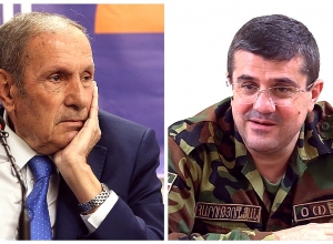 Левон Тер-Петросян принял в своём особняке президента Арцаха Араика Арутюняна