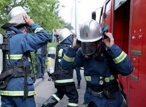 Էջմիածին քաղաքում այրվել է վագոն-տնակ