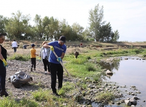 Քասախ գետի գետահովիտը մաքրվել է կենցաղային աղբից