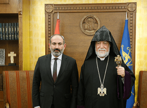 Արամ Ա Կաթողիկոսը շնորհավորական ուղերձ է հղել Նիկոլ Փաշինյանին՝ վարչապետի պաշտոնում նշանակվելու կապակցությամբ
