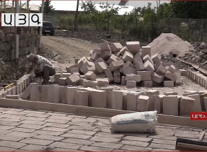 Արևշատում վերակառուցվում է կարեւոր նշանակության ճանապարհ