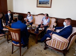 Մարությանը ընդունել է Օլիմպիական խաղերում մարմնամարզության մեր հավաքականի անդամներին