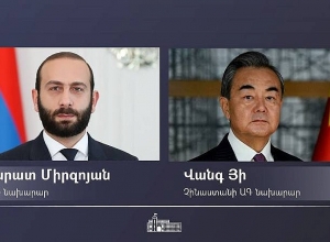 Չինաստանի ԱԳ նախարարը շնորհավորական ուղերձ է հղել Արարատ Միրզոյանին