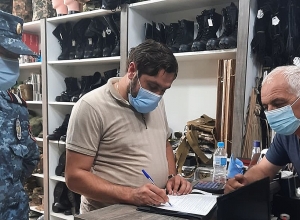 Տեսուչներն այսօր վերահսկողություն են իրականացրել Էրեբունի և Շենգավիթ վարչական շրջաններում