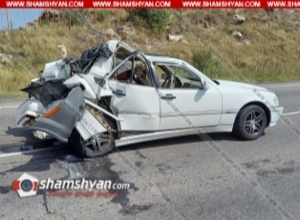 Բախվել են Mercedes-ն ու УАЗ-ը, կա 5 վիրավոր․ shamshyan.com