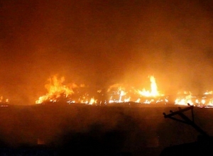 «Ագրոսպասարկում» ՓԲԸ-ի տարածքում գտնվող անասնագոմը հրդեհվել է