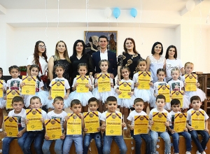 Պատերազմում զոհված 19-ամյա Լևոնի անվան նախակրթարանն առաջին շրջանավարտներն ունի