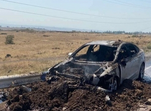 «Տառերի պուրակ»-ի մոտ ավտոմեքենա է այրվել