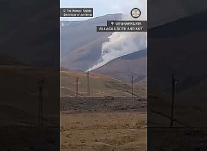 После тушения очагов пожаров азербайджанские военнослужащие вновь преднамеренно разжигают пожары