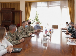 ԱԻՆ-ում ընդունել են ԱՄՆ դեսպանատան Ռազմական համագործակցության գրասենյակի ղեկավարի գլխավորած պատվիրակությանը