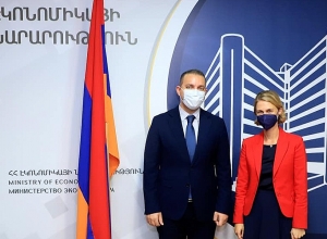 Վահան Քերոբյանը հանդիպել է Համաշխարհային Բանկի Հայաստանյան գրասենյակի նոր ղեկավարին