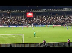 Болельщики поддерживают свою команду