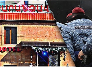 Կարմիրբերետավորները «Քարանձավ» ռեստորանային համալիրի տիրոջն ու անձնակազմին հանում են տարածքից