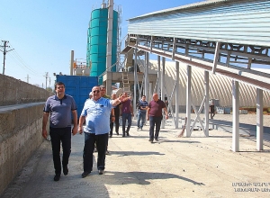 Արայիկ Հարությունյանն այցելել է Ասկերանում գործող ցեմենտի արտադրության նորաբաց գործարան