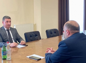 Գնել Սանոսյանն ընդունել է արցախցի գործընկերոջը