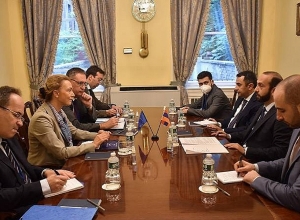 Арарат Мирзоян встретился с генеральным секретарем Совета Европы Марией Пейчинович-Бурич