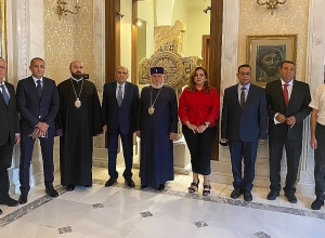 Կաթողիկոսն ընդունել է Եգիպտոսից ժամանած պատվիրակությանը