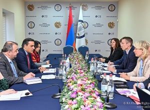 Արման Թաթոյանն ընդունել է Շվեդիայի ազգային դատարանների վարչության պատվիրակությանը