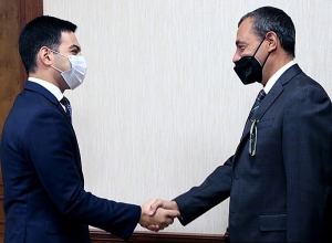 Ռուստամ Բադասյանն ընդունել է ՀՀ-ում Իտալիայի արտակարգ և լիազոր դեսպանին