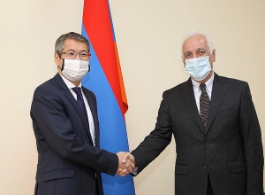 Քննարկվել են Ղազախստանի հետ տիեզերական տեխնոլոգիաների ոլորտում համագործակցության հեռանկարները