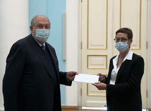 Նախագահ Արմեն Սարգսյանին հավատարմագրերն է հանձնել Ֆրանսիայի Հանրապետության նորանշանակ դեսպանը