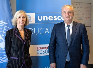 Դումանյանը հանդիպել է ՅՈՒՆԵՍԿՕ-ի գլխավոր տնօրենի տեղակալի հետ