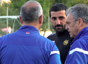 Հայաստանի ազգային հավաքականի առաջին մարզումը