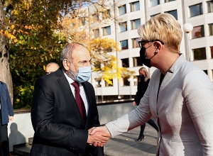 Նիկոլ Փաշինյանը բարձր մակարդակի բանակցություններ է անցկացրել Լիտվայի վարչապետ Ինգրիդա Շիմոնիտեի հետ