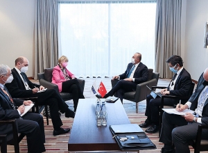 Թուրքիայի արտգործնախարարը հանդիպել է ԵԱՀԿ գլխավոր քարտուղարին