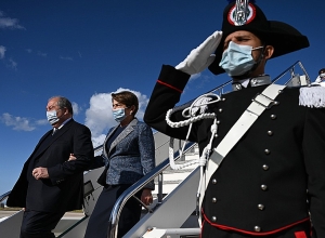 Արմեն Սարգսյանը Իտալիայի նախագահ Սերջո Մատարելլայի հրավերով պետական այցով ժամանել է Հռոմ