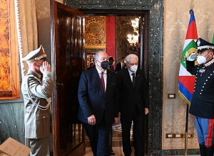 Տեղի է ունեցել Հայաստանի և Իտալիայի նախագահների առանձնազրույցը