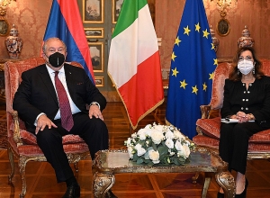 Армен Саркисян встретился с председателем Сената Италии